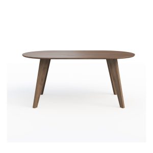 Jedálenský stôl s doskou v dekore orechového dreva v prírodnej farbe 100x180 cm Lago – TemaHome TemaHome